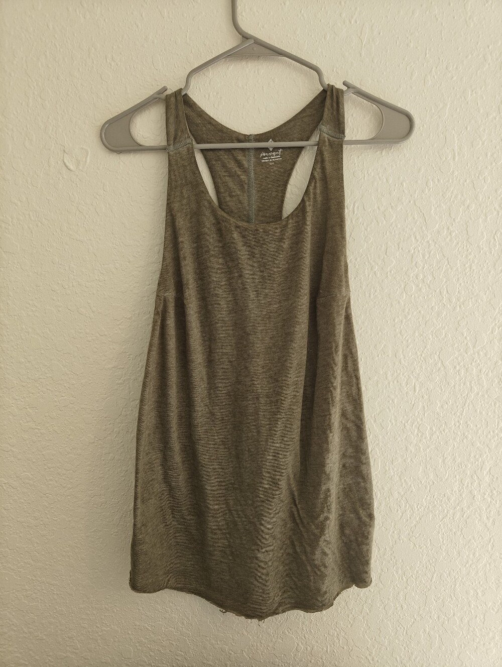 Free People Movement Green Racerback Women's Tank Top Size Large